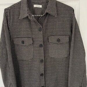 Max Studio Black and White Top Large